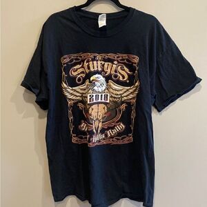 Men’s 2018 Sturgis Eagle Black Hills Rally Biker Shirt Size XL